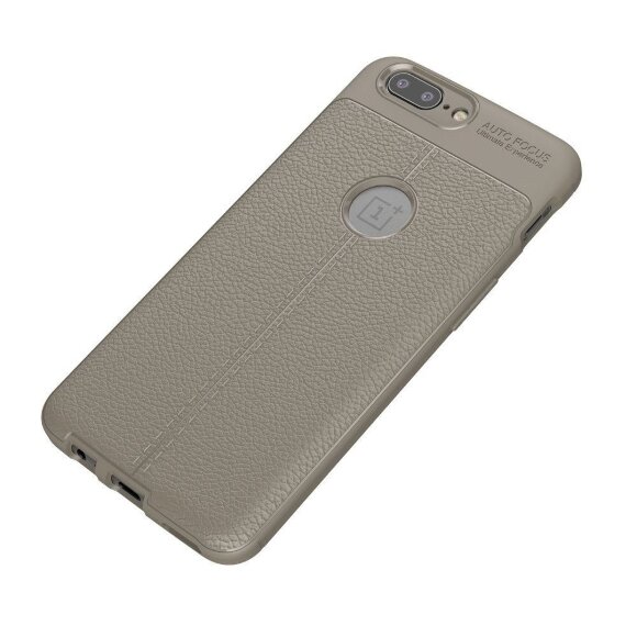 Чехол-накладка Litchi Grain для OnePlus 5 (серый) Чехол-накладка Litchi Grain для OnePlus 5 (серый)