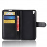 Чехол с визитницей для Sony Xperia XA1 Plus (черный)