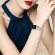 Кожаный ремешок для Xiaomi Mi Band 5 (серый)