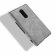 Кожаная накладка-чехол Litchi Texture для Sony Xperia 1 (серый)