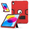 Противоударный гибридный чехол для iPad 10 2022 - 10,9 дюйма (красный)