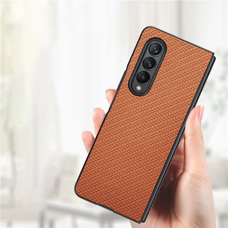 Чехол Carbon Design для Samsung Galaxy Z Fold4 (коричневый)