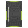 Чехол Hybrid Armor для Samsung Galaxy Tab S6 Lite (черный + зеленый)