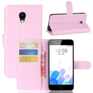 Чехол с визитницей для Meizu A5 / M5C (розовый)