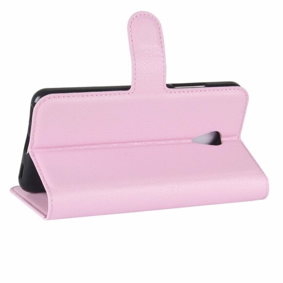 Чехол с визитницей для Meizu A5 / M5C (розовый)