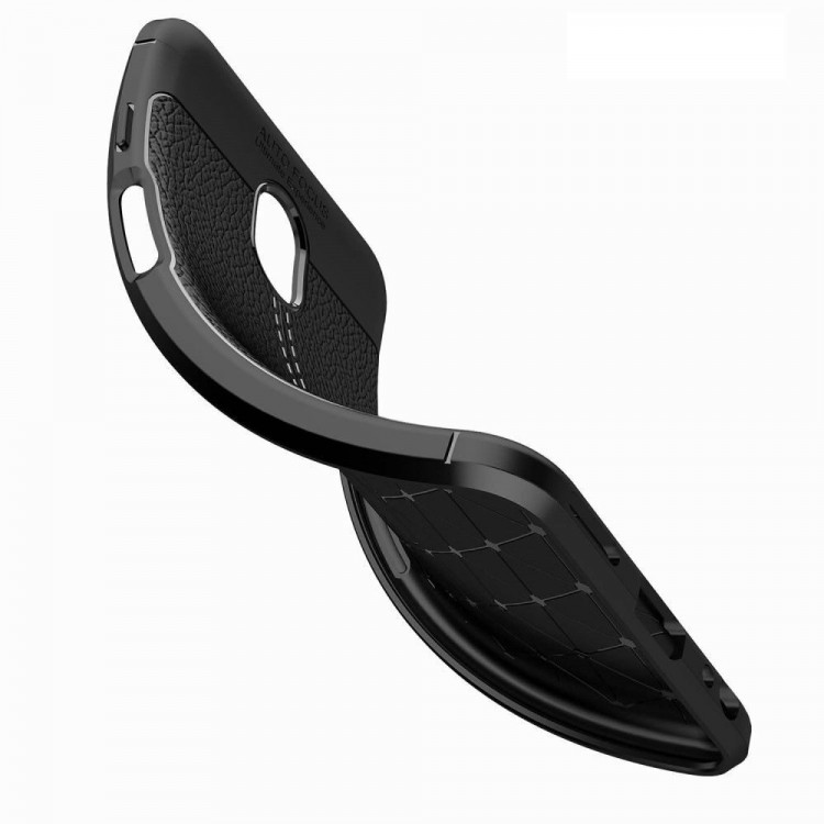 Чехол-накладка Litchi Grain для Meizu M6s (черный)