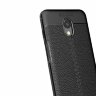 Чехол-накладка Litchi Grain для Meizu M6s (черный)