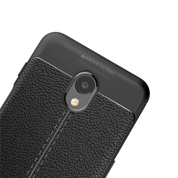 Чехол-накладка Litchi Grain для Meizu M6s (черный)