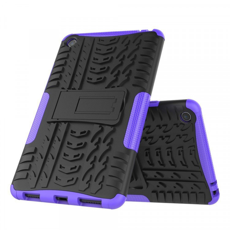 Чехол Hybrid Armor для Xiaomi Mi Pad 4 - 8 дюймов (черный + фиолетовый)