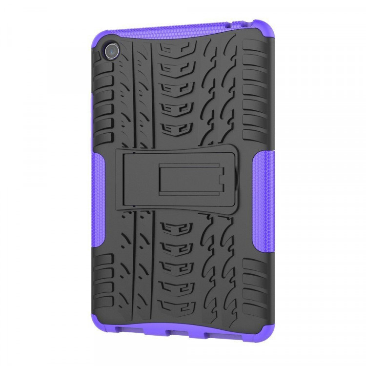 Чехол Hybrid Armor для Xiaomi Mi Pad 4 - 8 дюймов (черный + фиолетовый)
