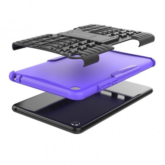 Чехол Hybrid Armor для Xiaomi Mi Pad 4 - 8 дюймов (черный + фиолетовый)