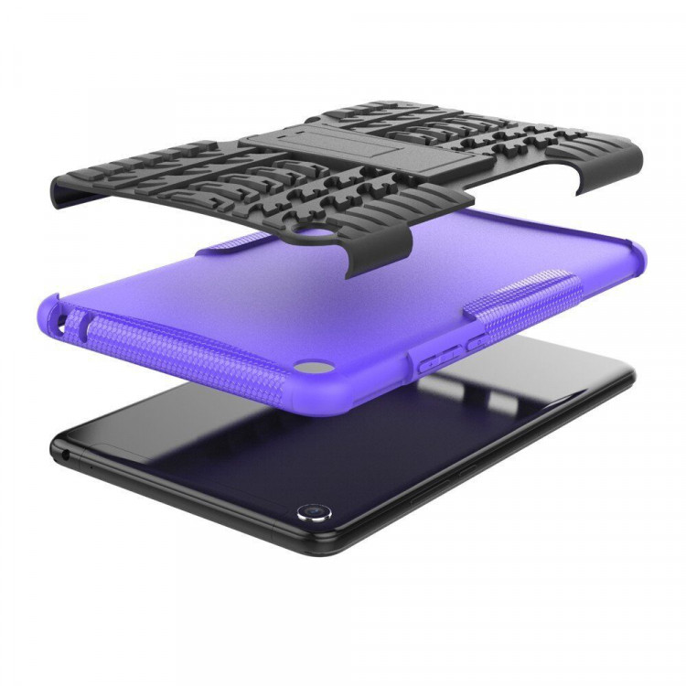 Чехол Hybrid Armor для Xiaomi Mi Pad 4 - 8 дюймов (черный + фиолетовый)