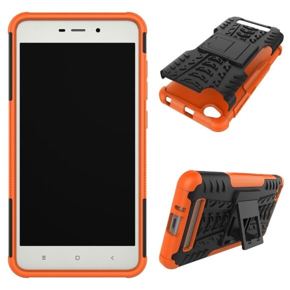Чехол Hybrid Armor для Xiaomi Redmi 4A (черный + оранжевый) Чехол Hybrid Armor для Xiaomi Redmi 4A (черный + оранжевый)