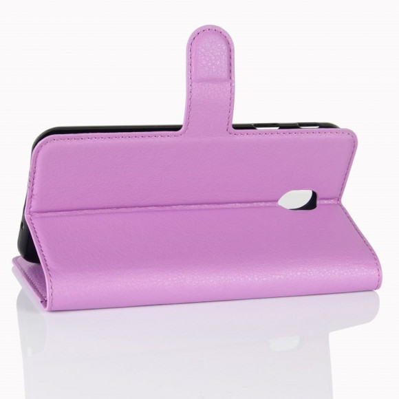 Чехол с визитницей для Samsung Galaxy J3 2017 (фиолетовый) Чехол с визитницей для Samsung Galaxy J3 2017 (фиолетовый)