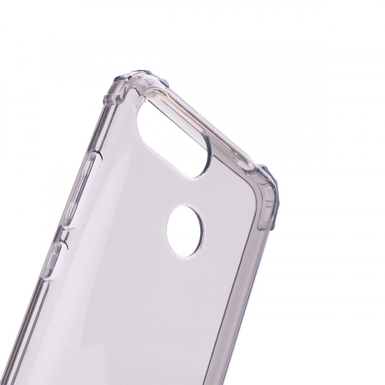 Силиконовый чехол с усиленными бортиками для Xiaomi Redmi 6 (черный)