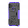 Чехол Hybrid Armor для Xiaomi Redmi Note 6 Pro (черный + фиолетовый)