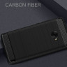 Чехол-накладка Carbon Fibre для Xiaomi Mi Note 2 (темно-синий)