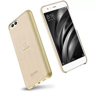 Кожаная накладка LENUO для Xiaomi Mi6 (золотой)