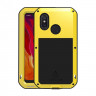 Гибридный чехол LOVE MEI для Xiaomi Mi 8 (желтый)