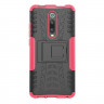 Чехол Hybrid Armor для Xiaomi Redmi K20 / Redmi K20 Pro / Xiaomi Mi 9T / Mi 9T Pro (черный + розовый)