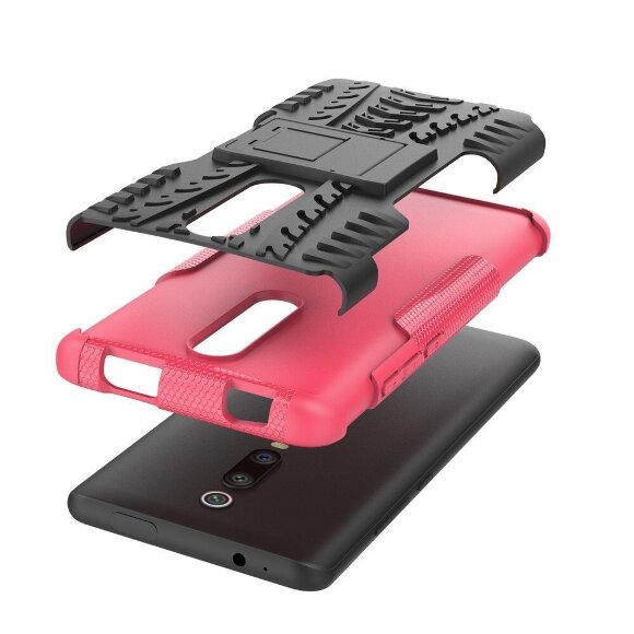 Чехол Hybrid Armor для Xiaomi Redmi K20 / Redmi K20 Pro / Xiaomi Mi 9T / Mi 9T Pro (черный + розовый) Чехол Hybrid Armor для Xiaomi Redmi K20 / Redmi K20 Pro / Xiaomi Mi 9T / Mi 9T Pro (черный + розовый)