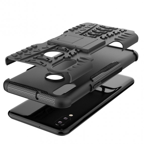 Чехол Hybrid Armor для Samsung Galaxy A10s (черный)
