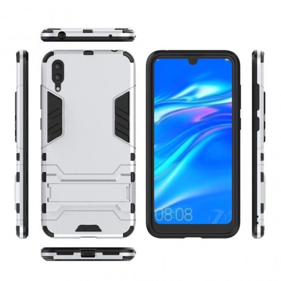 Чехол Duty Armor для Huawei Enjoy 9 / Huawei Y7 Pro (2019) (серебряный) Чехол Duty Armor для Huawei Enjoy 9 / Huawei Y7 Pro (2019) (серебряный)