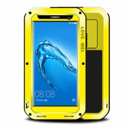 Гибридный чехол LOVE MEI для Huawei Nova Plus / Huawei G9 Plus (желтый)