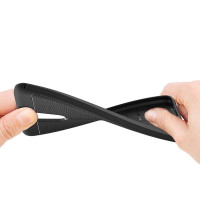 Чехол-накладка Litchi Grain для Huawei Mate 10 Lite / Nova 2i (черный)