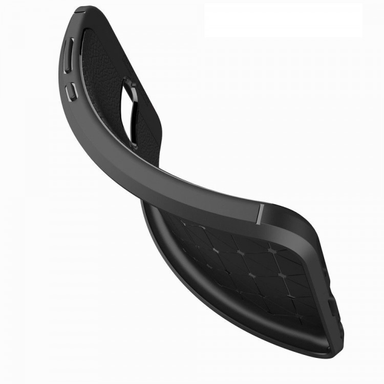 Чехол-накладка Litchi Grain для Huawei Mate 10 Lite / Nova 2i (черный)