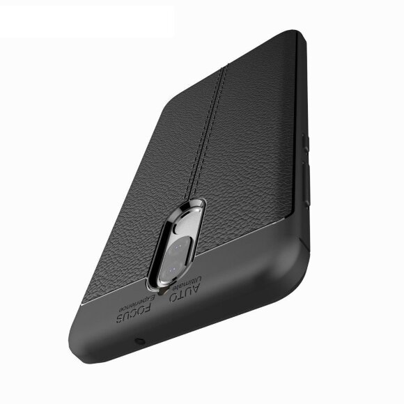 Чехол-накладка Litchi Grain для Huawei Mate 10 Lite / Nova 2i (черный) Чехол-накладка Litchi Grain для Huawei Mate 10 Lite / Nova 2i (черный)