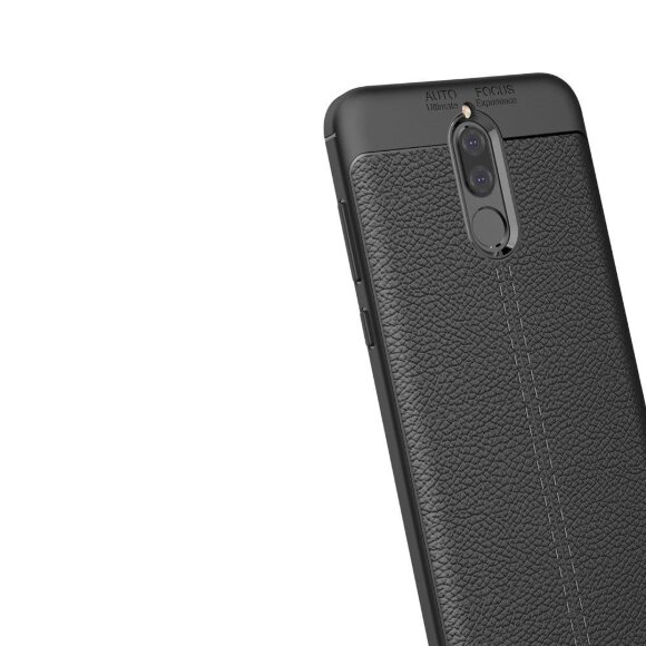 Чехол-накладка Litchi Grain для Huawei Mate 10 Lite / Nova 2i (черный) Чехол-накладка Litchi Grain для Huawei Mate 10 Lite / Nova 2i (черный)