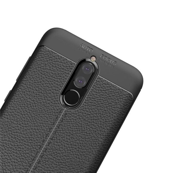 Чехол-накладка Litchi Grain для Huawei Mate 10 Lite / Nova 2i (черный) Чехол-накладка Litchi Grain для Huawei Mate 10 Lite / Nova 2i (черный)