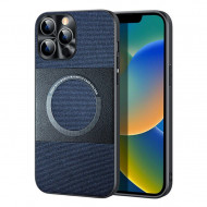 Тканевый чехол Electroplated MagSafe для iPhone 13 Pro Max (синий) Тканевый чехол Electroplated MagSafe для iPhone 13 Pro Max (синий)