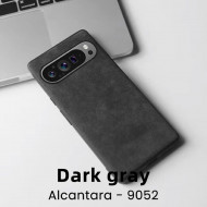 Чехол из алькантары для Google Pixel 9 Pro XL (темно-серый)