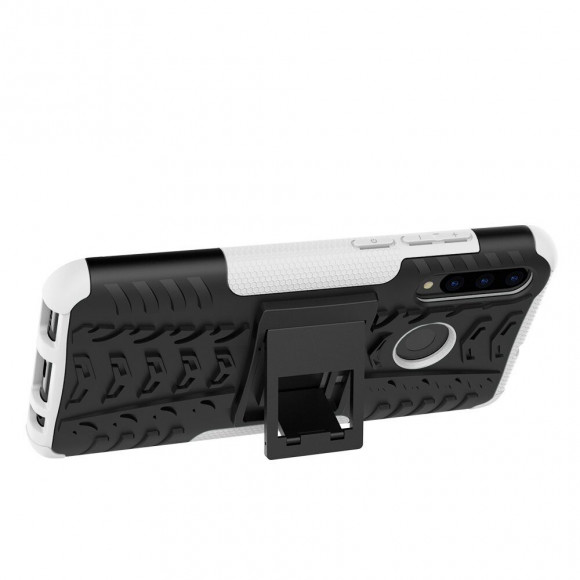 Чехол Hybrid Armor для Huawei P Smart+ (Plus) 2019 / Enjoy 9s / Honor 10i (черный + белый)