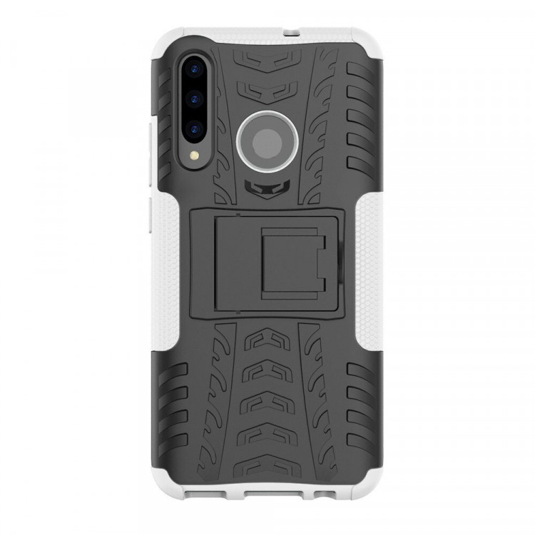 Чехол Hybrid Armor для Huawei P Smart+ (Plus) 2019 / Enjoy 9s / Honor 10i (черный + белый)