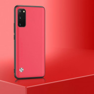 Чехол из искусственной кожи для Samsung Galaxy S20 (красный) Чехол из искусственной кожи для Samsung Galaxy S20 (красный)