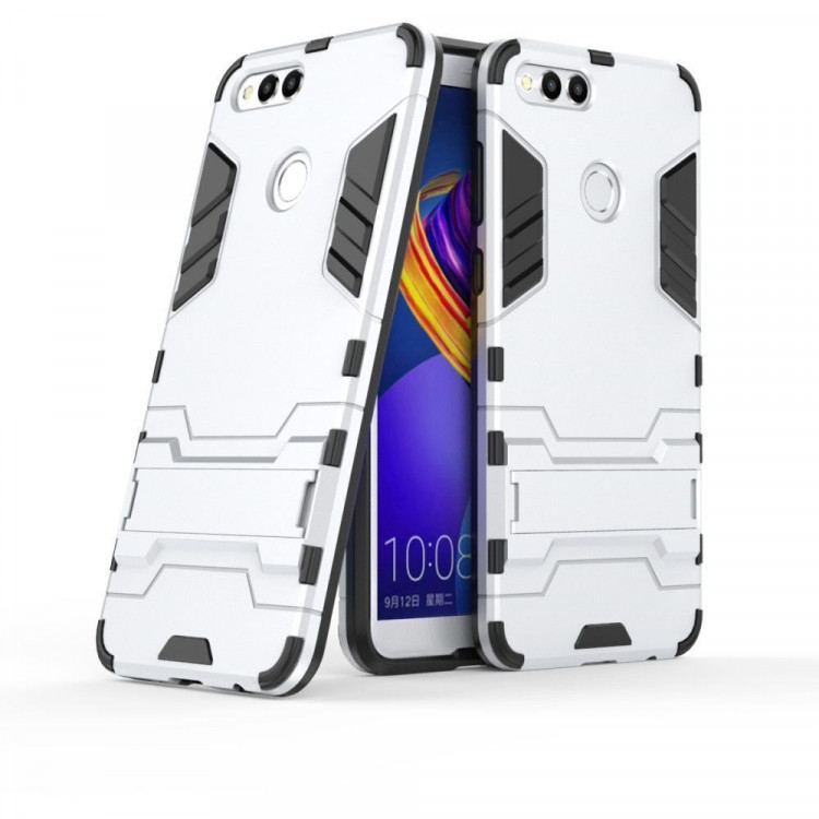 Чехол Duty Armor для Huawei Honor 7X (серебряный)