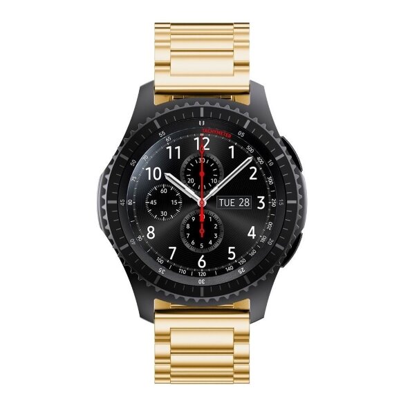 Стальной браслет Solid Stainless для Samsung Gear S3 Frontier / S3 Classic / Galaxy Watch 46мм / Watch 3 (45мм) (золотой) Стальной браслет Solid Stainless для Samsung Gear S3 Frontier / S3 Classic / Galaxy Watch 46мм / Watch 3 (45мм) (золотой)