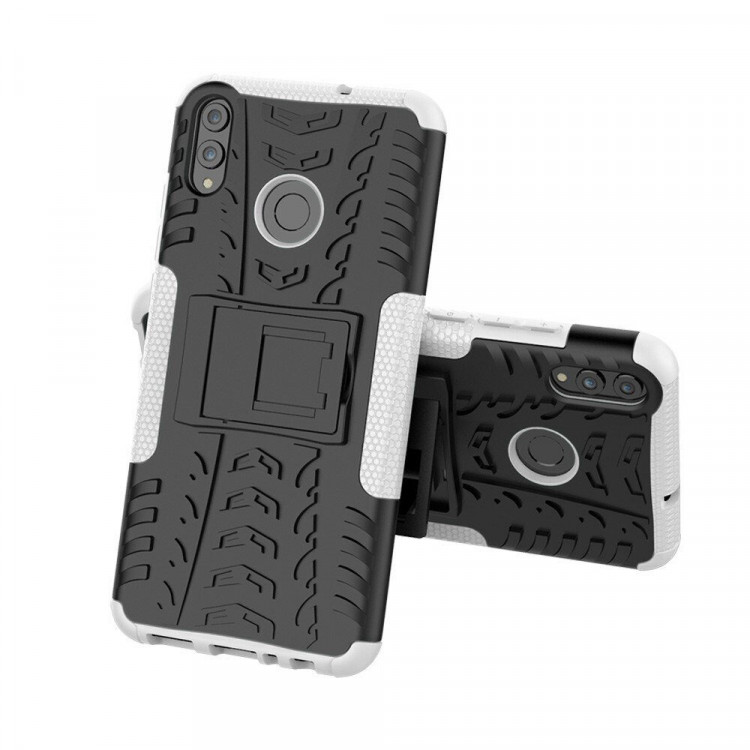 Чехол Hybrid Armor для Huawei Honor 8X (черный + белый)