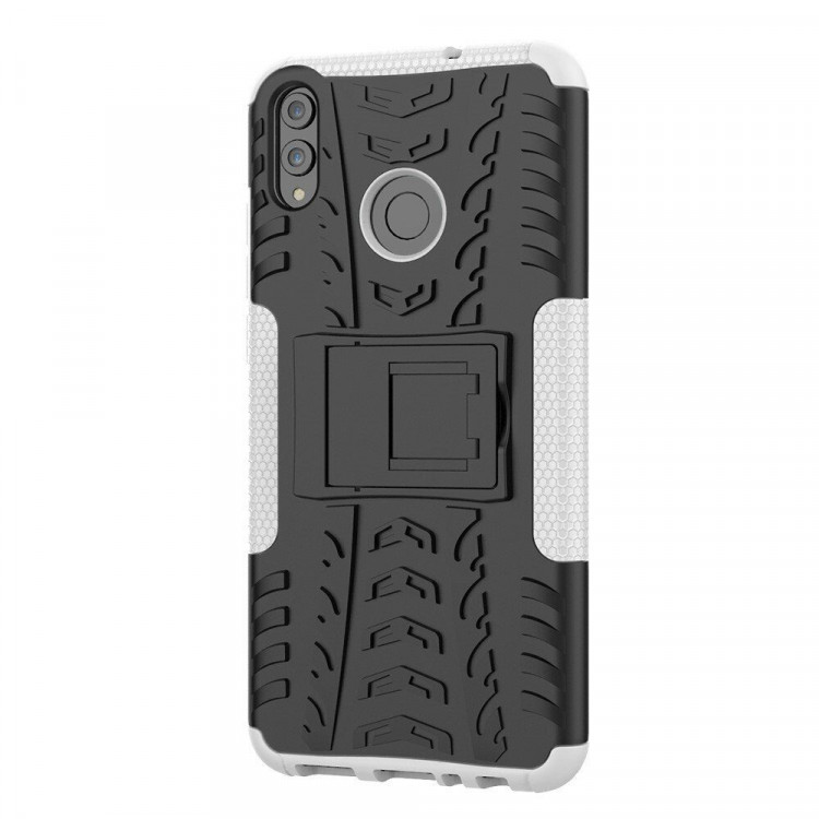 Чехол Hybrid Armor для Huawei Honor 8X (черный + белый)