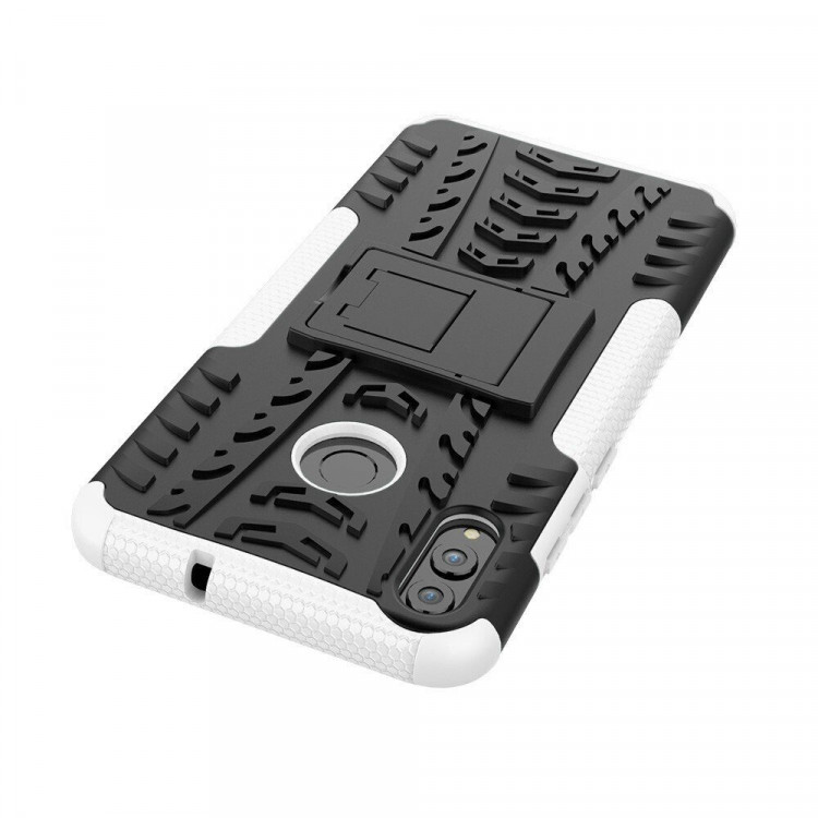 Чехол Hybrid Armor для Huawei Honor 8X (черный + белый)