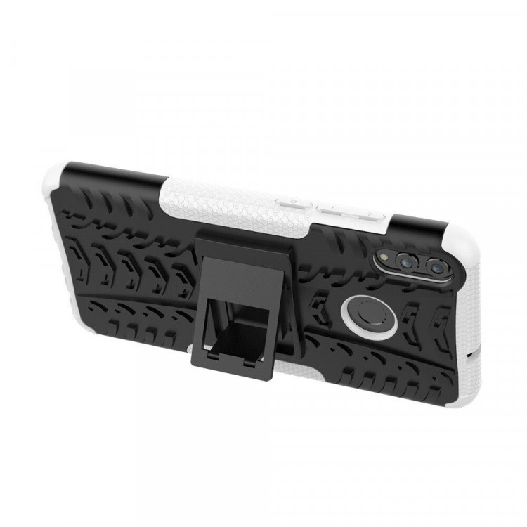 Чехол Hybrid Armor для Huawei Honor 8X (черный + белый)