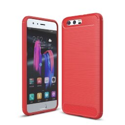 Чехол-накладка Carbon Fibre для Huawei Honor 9 (красный)