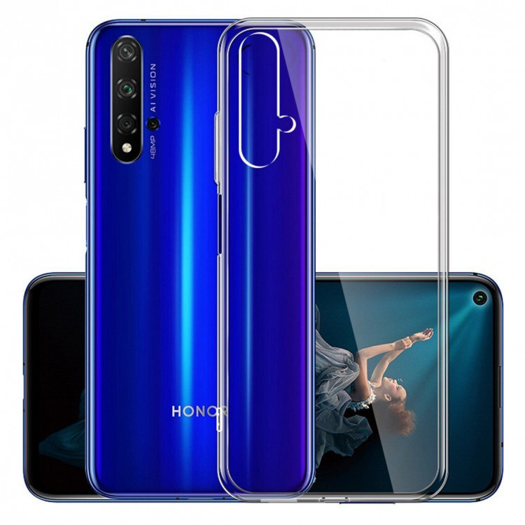 Силиконовый TPU чехол для Huawei nova 5T / Honor 20