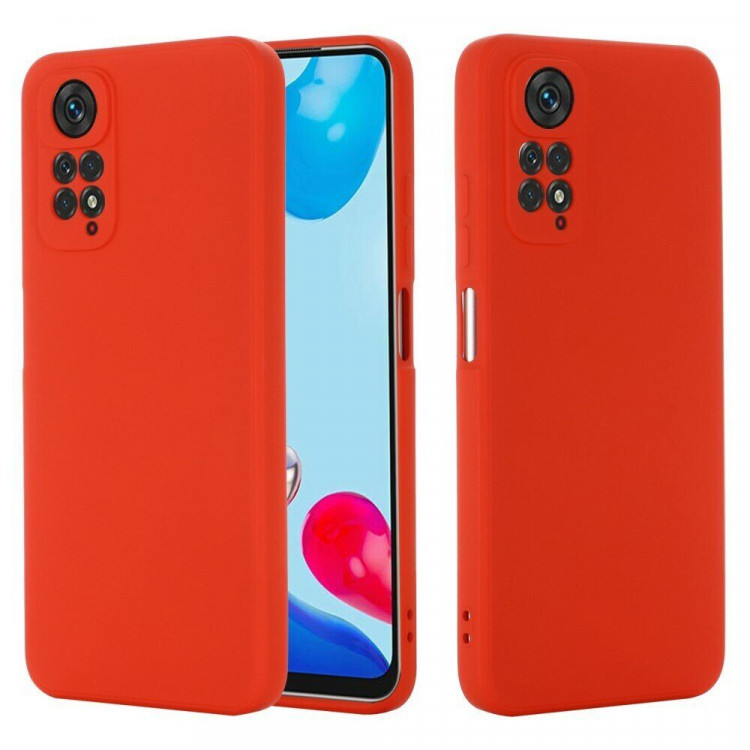 Силиконовый чехол Mobile Shell для Xiaomi Redmi Note 11 / Redmi Note 11S (красный)