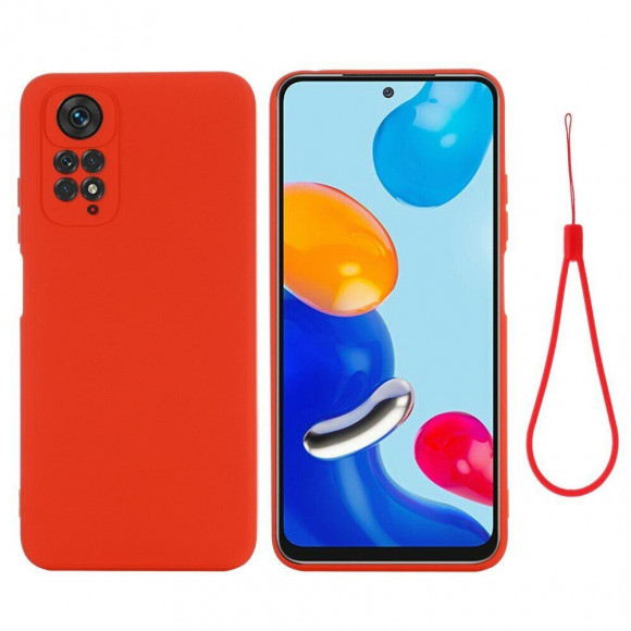 Силиконовый чехол Mobile Shell для Xiaomi Redmi Note 11 / Redmi Note 11S (красный) Силиконовый чехол Mobile Shell для Xiaomi Redmi Note 11 / Redmi Note 11S (красный)