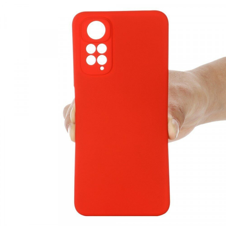 Силиконовый чехол Mobile Shell для Xiaomi Redmi Note 11 / Redmi Note 11S (красный)