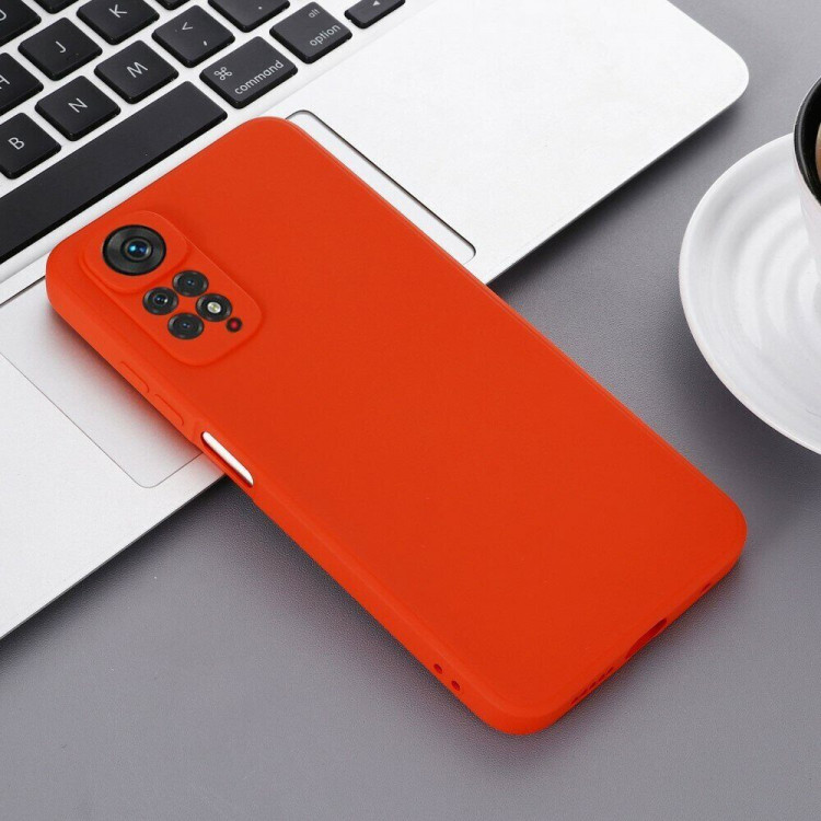 Силиконовый чехол Mobile Shell для Xiaomi Redmi Note 11 / Redmi Note 11S (красный)